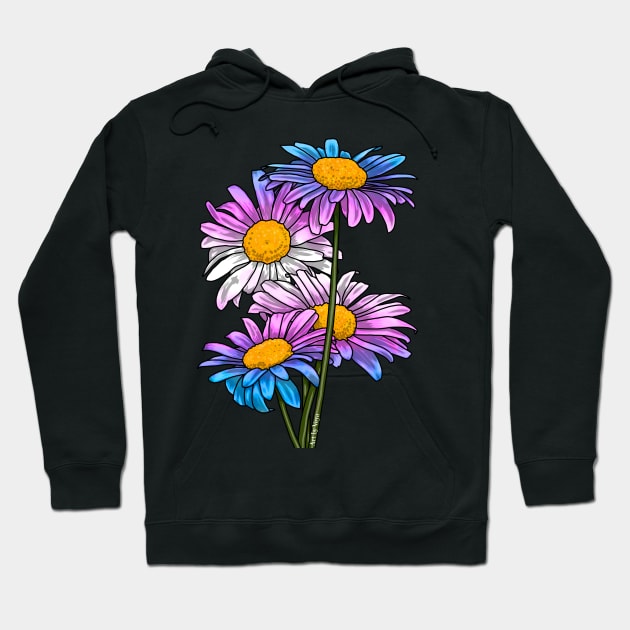 Daisies Trans Hoodie by Art by Veya